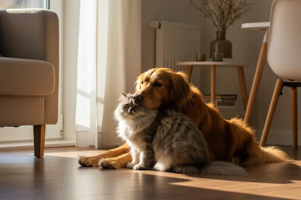 Harmonia entre cães e gatos